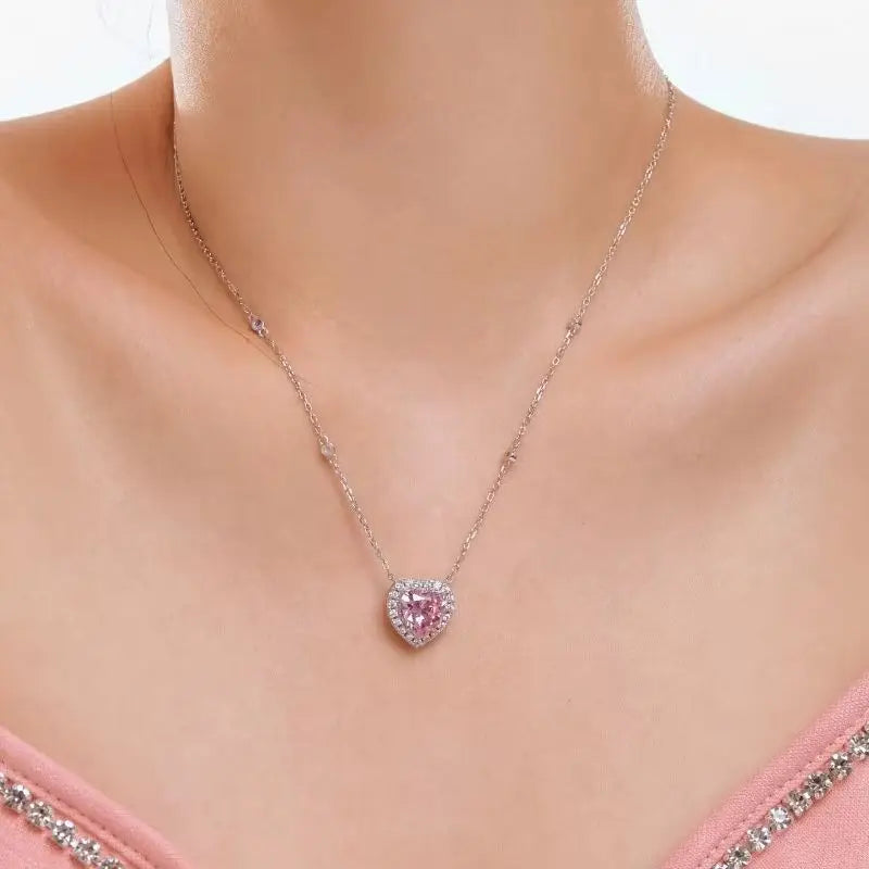 Navori Heart Pendant Necklace — Sparkling CZ That Speaks Without Words