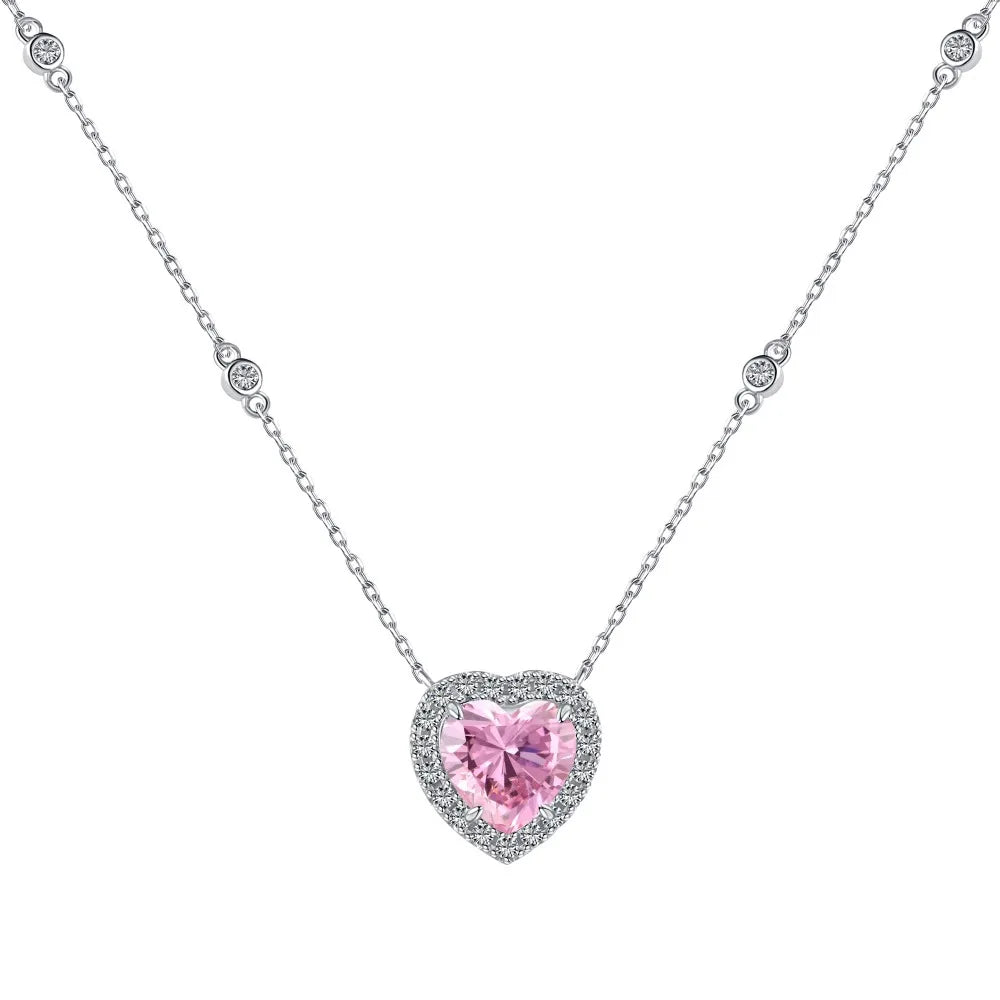 Navori Heart Pendant Necklace — Sparkling CZ That Speaks Without Words
