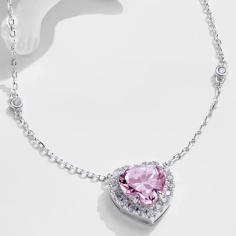 Navori Heart Pendant Necklace — Sparkling CZ That Speaks Without Words